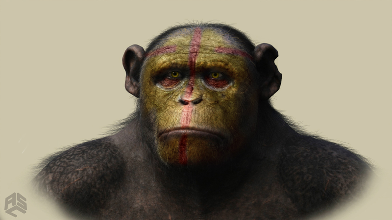 Illustration for article titled Dawn of the Planet of the Apes portraits are scarily human